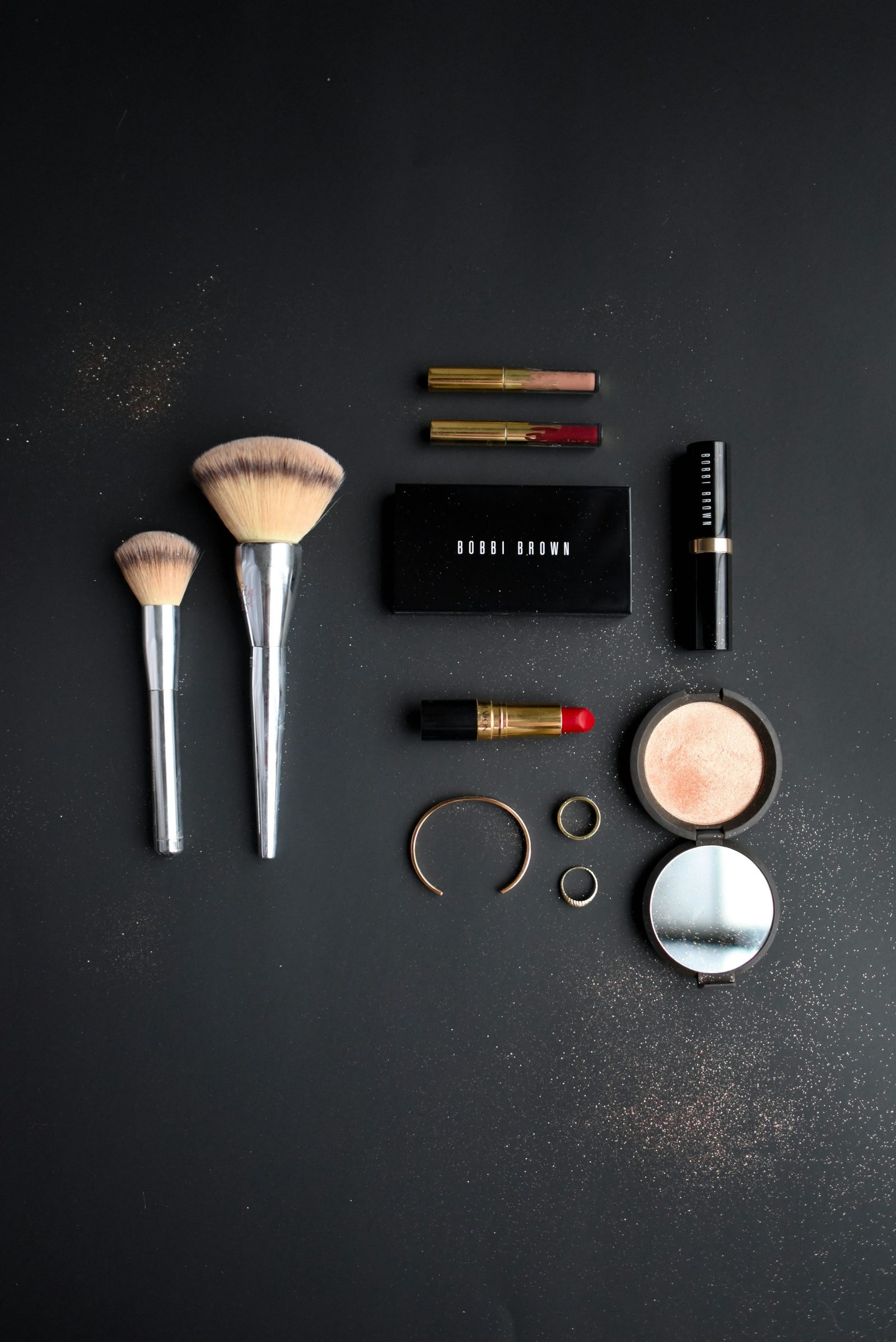 Premium cosmetics arranged elegantly
